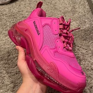 Balenciaga Triple S Pink Distressed Size 39 us 8